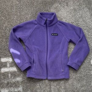Columbia Violet Full-Zip Fleece Jacket